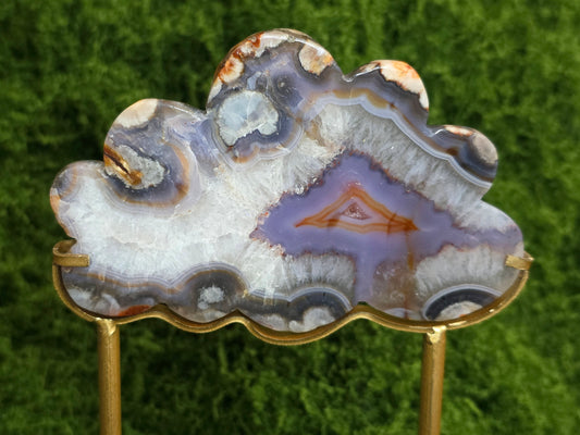 Blue Flower Agate Rain Cloud C