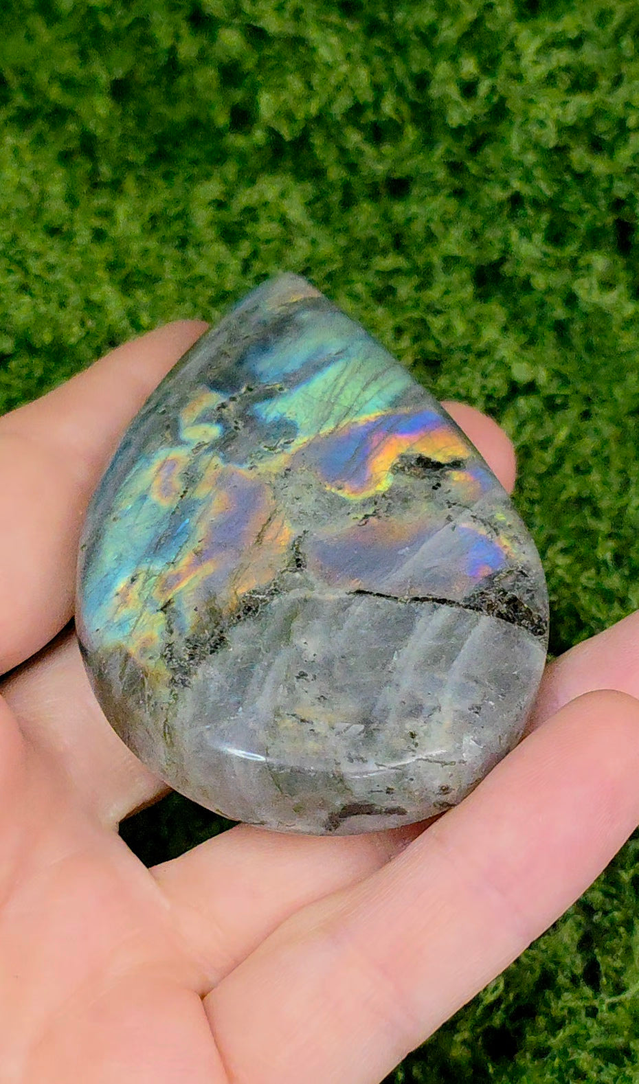 Sunset Labradorite Water Drop