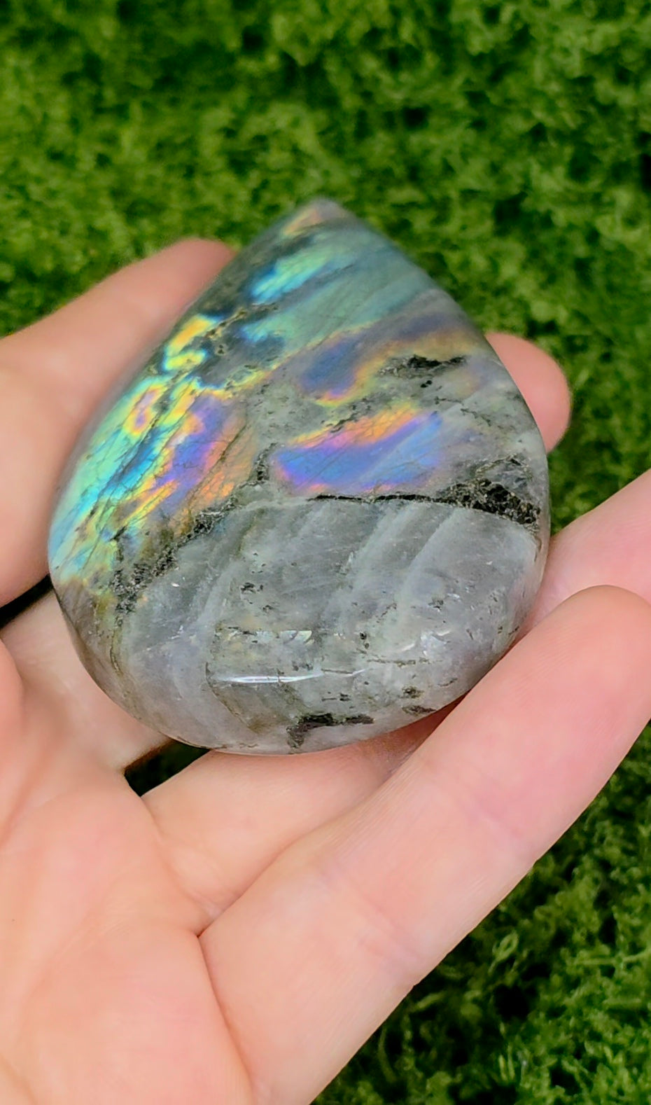 Sunset Labradorite Water Drop