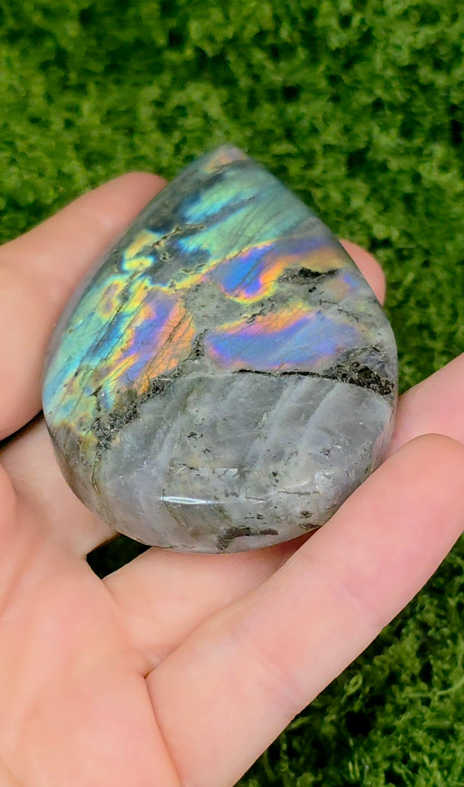 Sunset Labradorite Water Drop