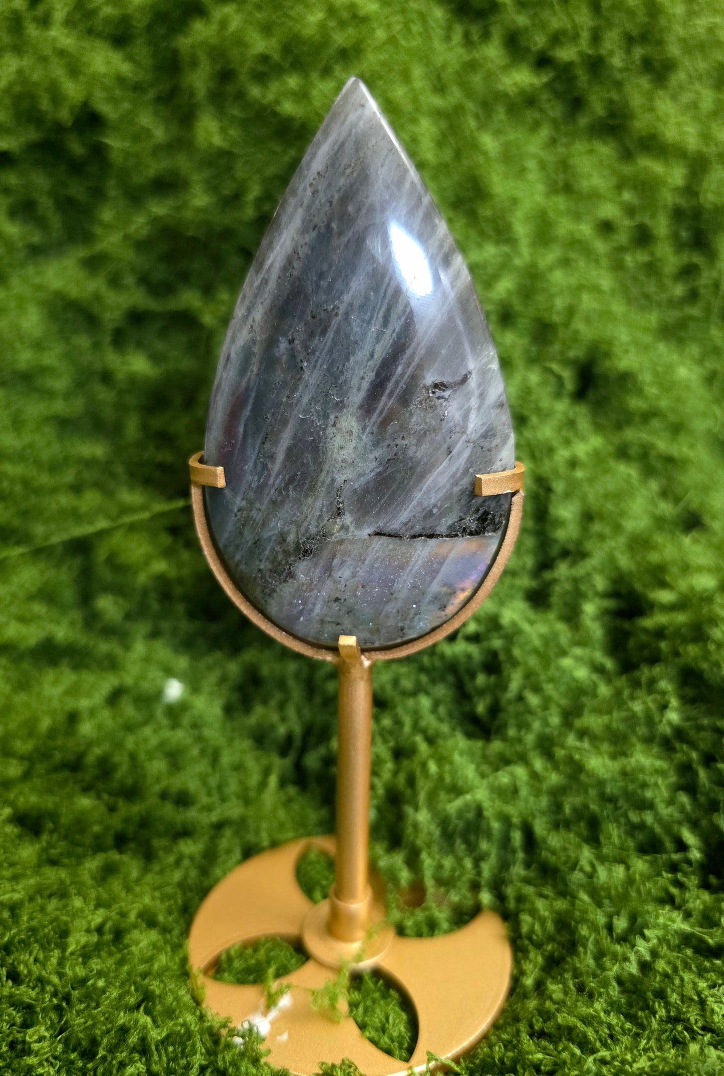 Sunset Labradorite Water Drop