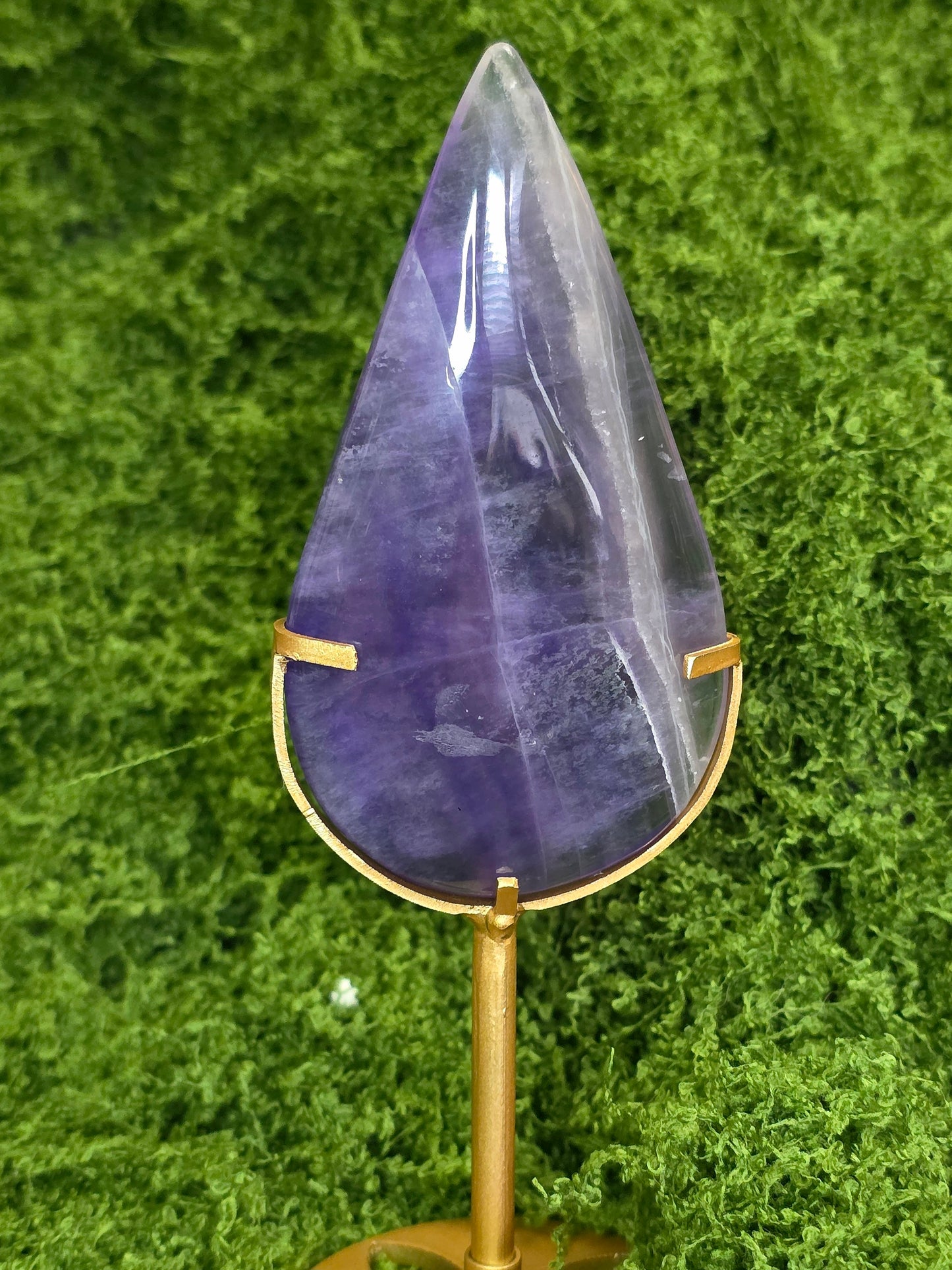 Purple Fluorite Water Drop