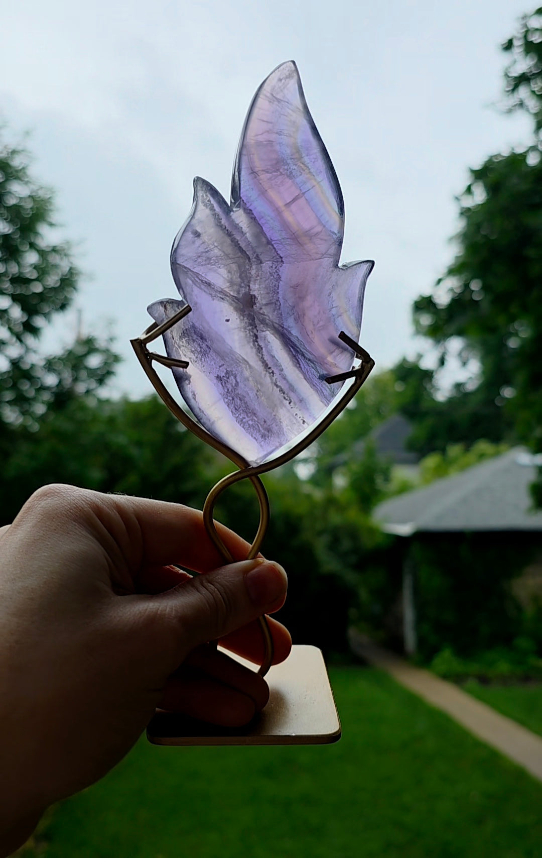 Banded Fluorite Flame B