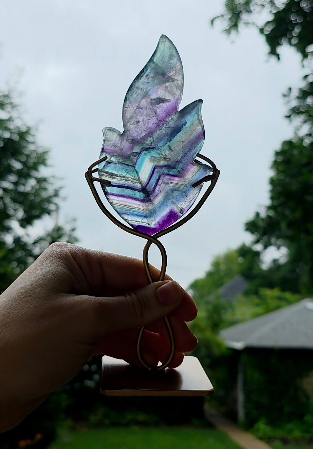 Banded Fluorite Flame D