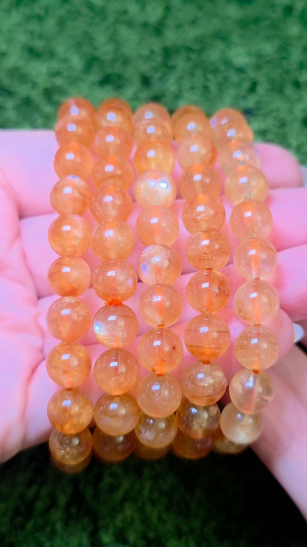 Flashy Golden Healer Stretch Bracelet - 8.5mm