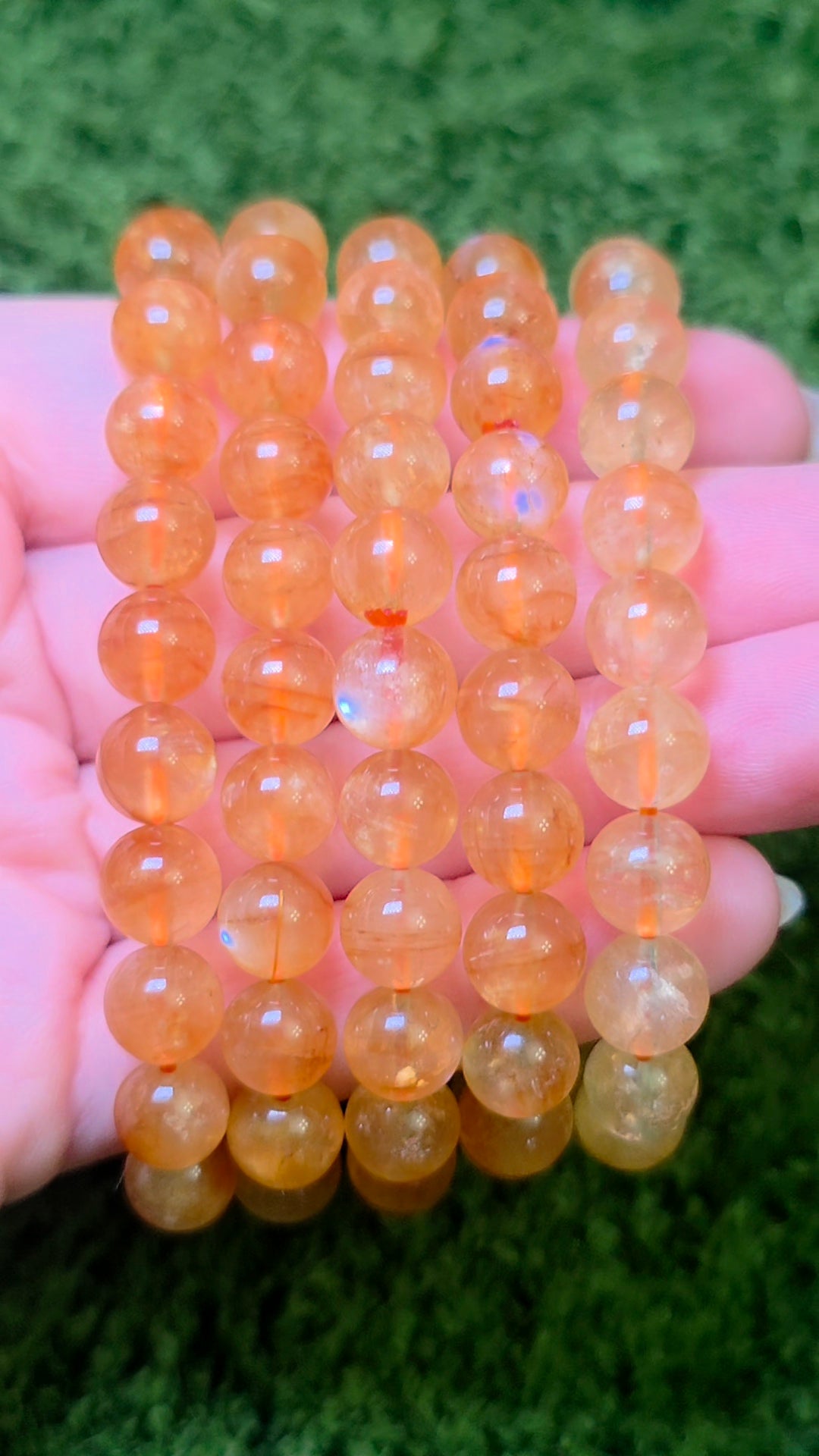 Flashy Golden Healer Stretch Bracelet - 8.5mm