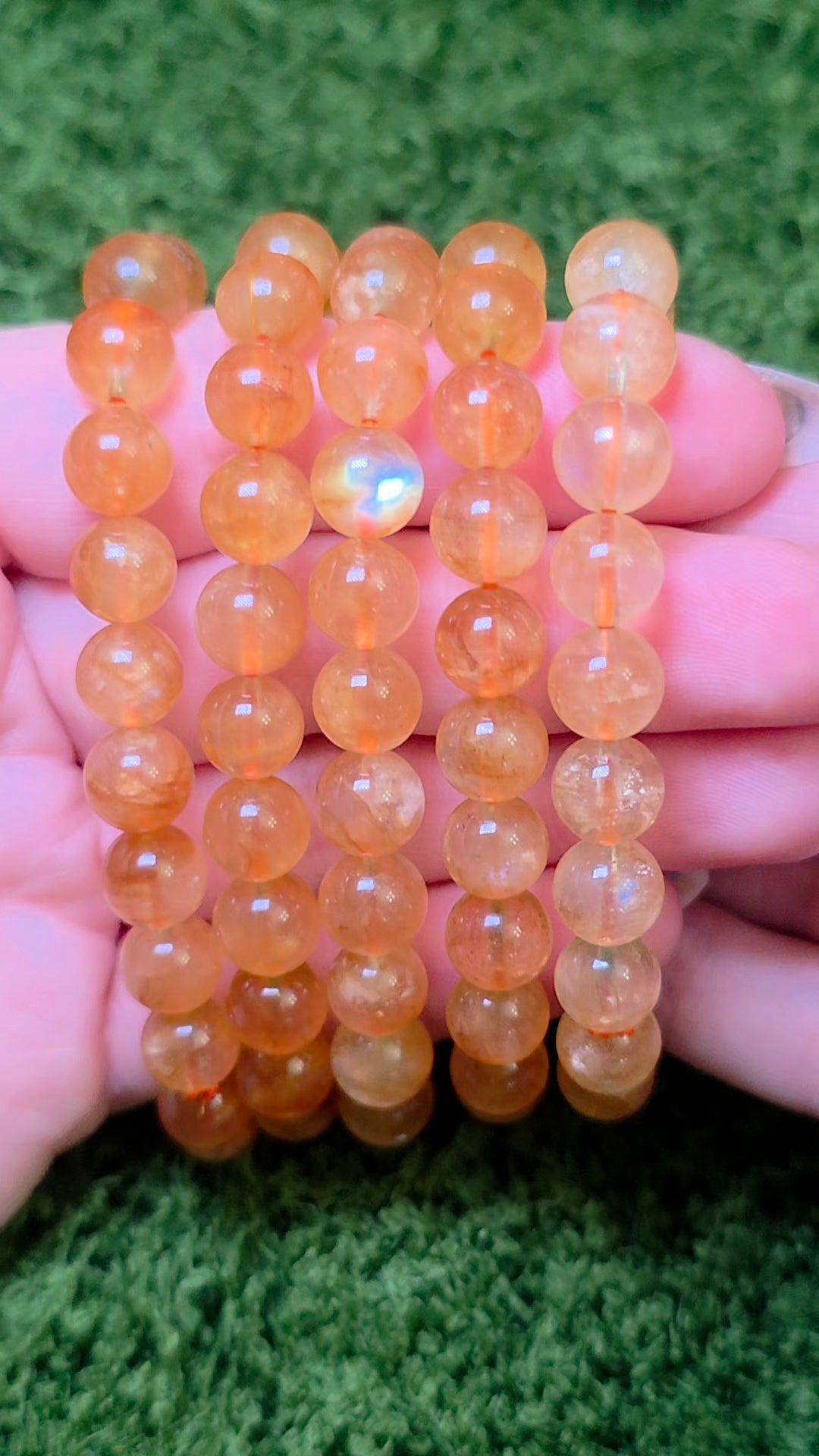 Flashy Golden Healer Stretch Bracelet - 8.5mm