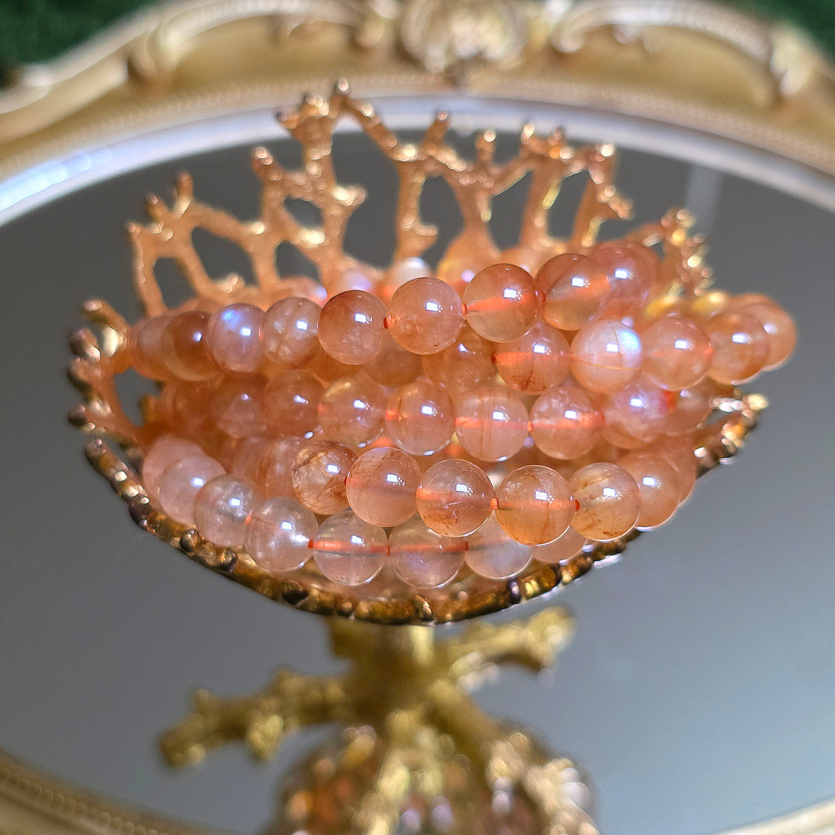 Flashy Golden Healer Stretch Bracelet - 8.5mm