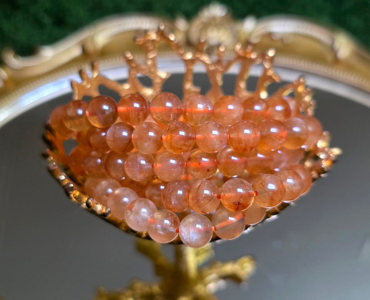 Flashy Golden Healer Stretch Bracelet - 8.5mm