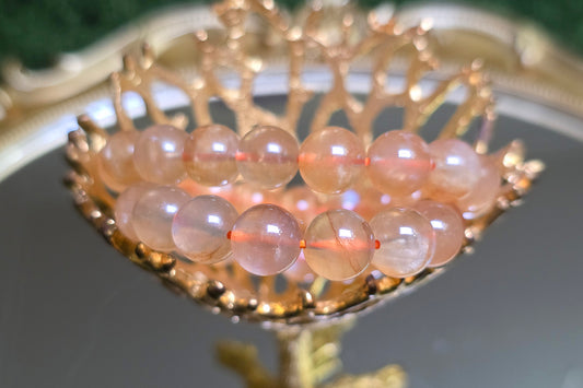 Flashy Golden Healer Stretch Bracelet - 10mm