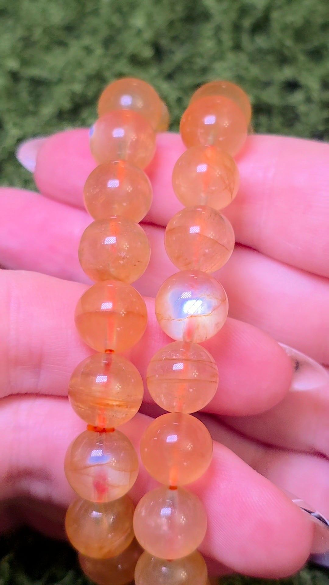 Flashy Golden Healer Stretch Bracelet - 10mm