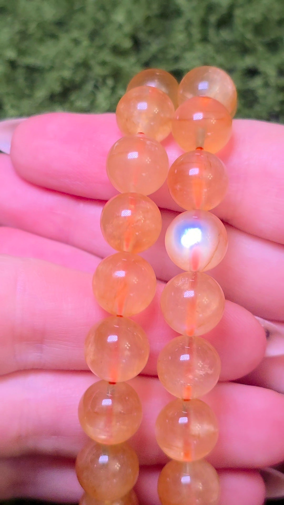 Flashy Golden Healer Stretch Bracelet - 10mm