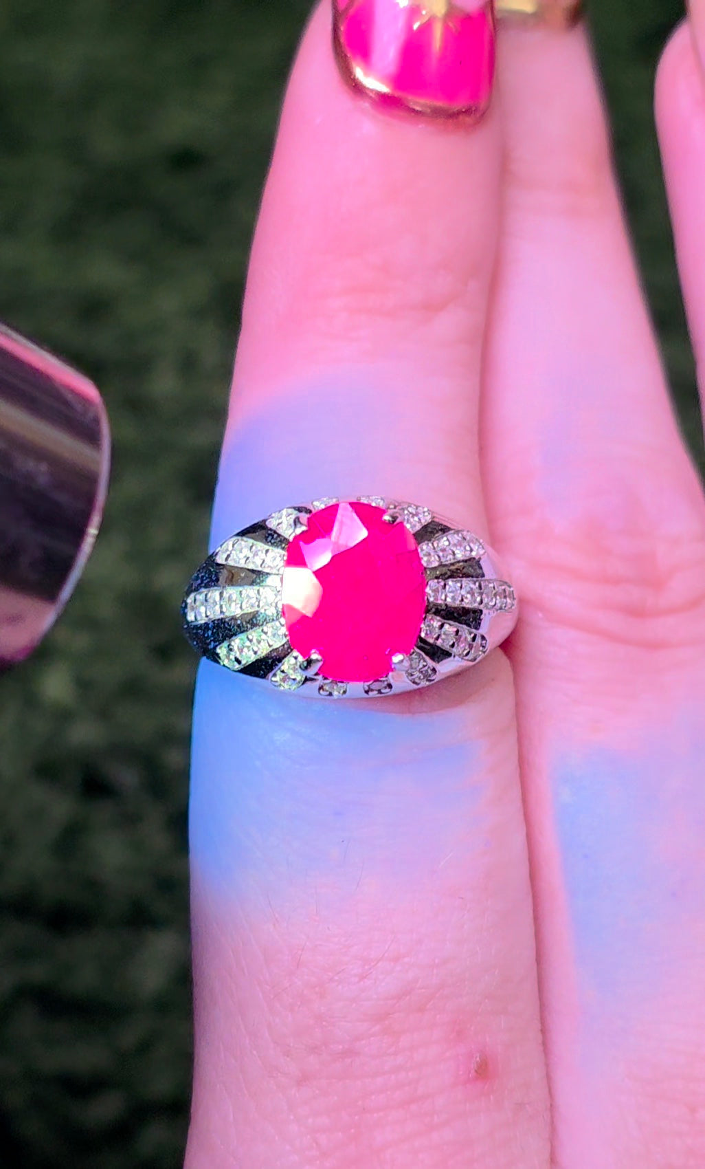 Natural Ruby Statement Ring