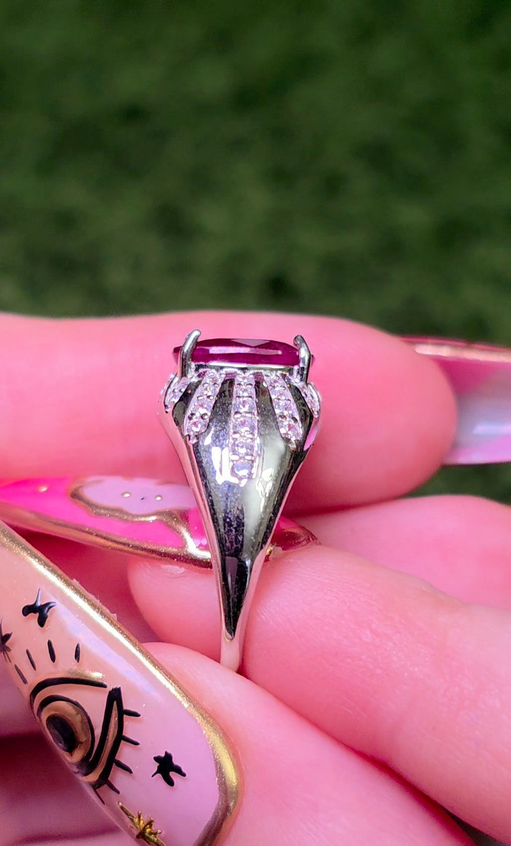 Natural Ruby Statement Ring