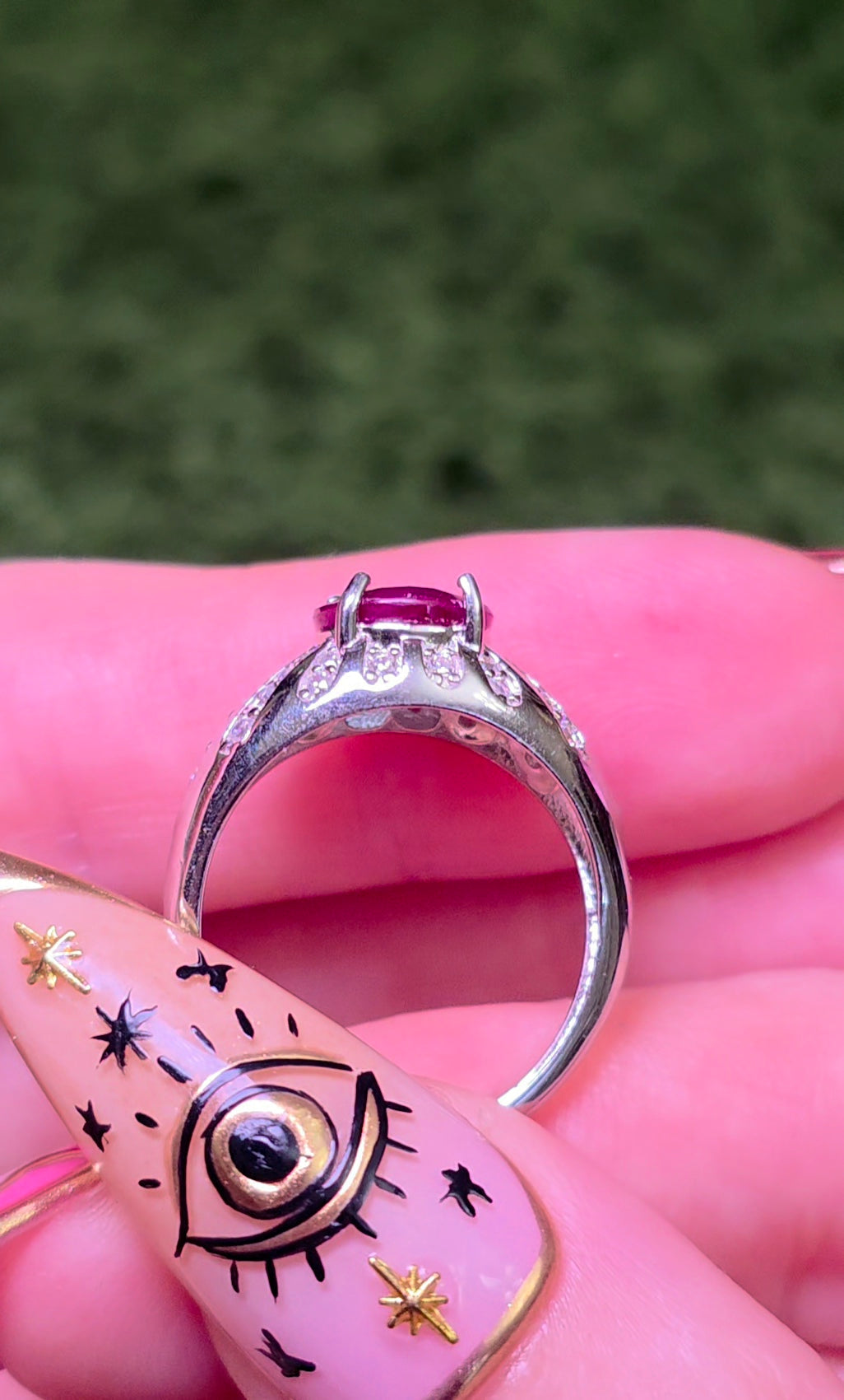 Natural Ruby Statement Ring
