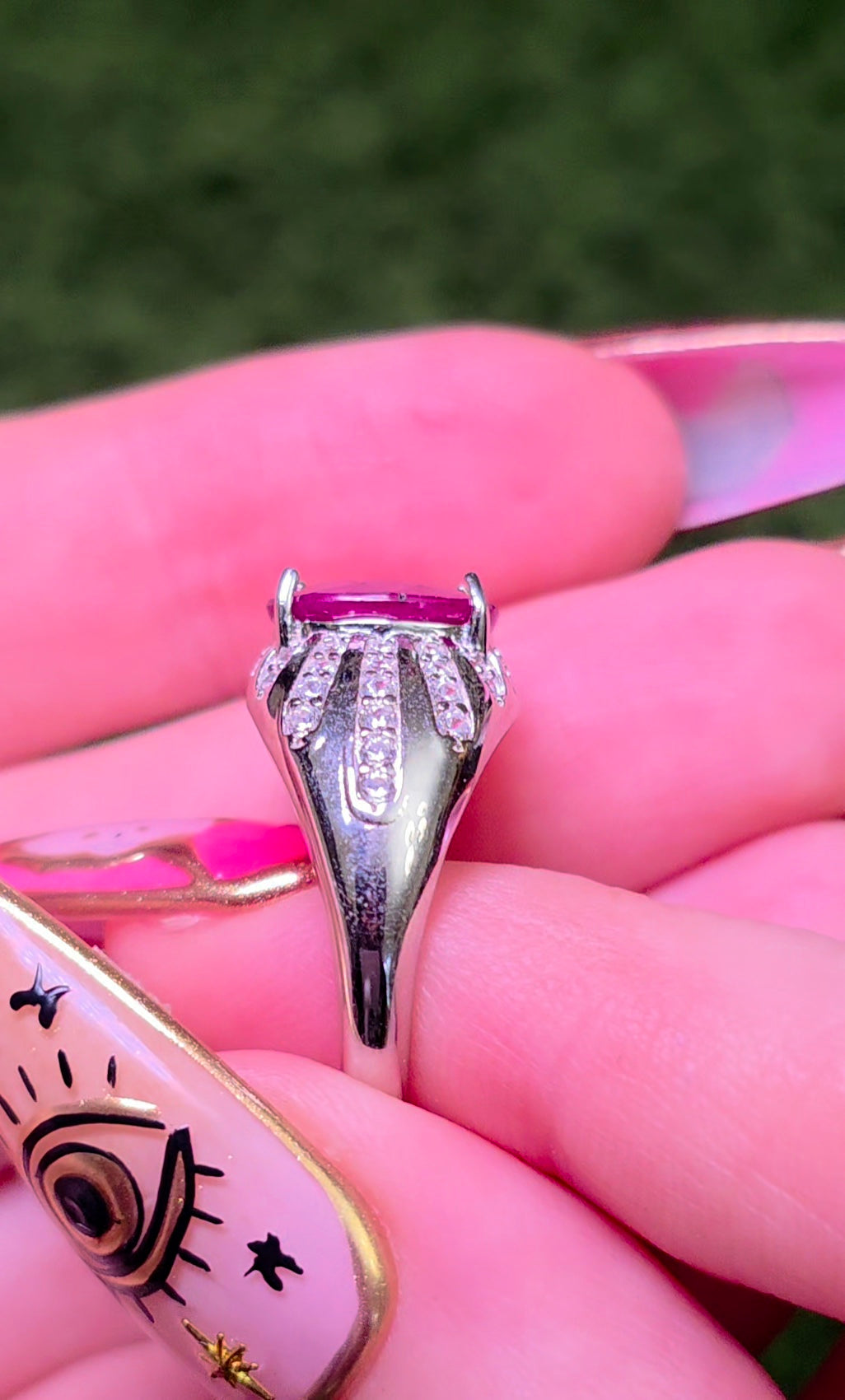 Natural Ruby Statement Ring
