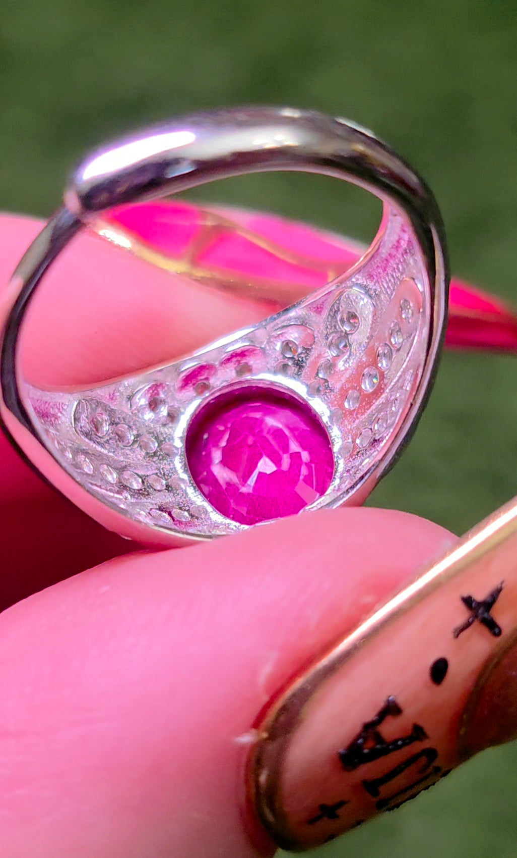 Natural Ruby Statement Ring