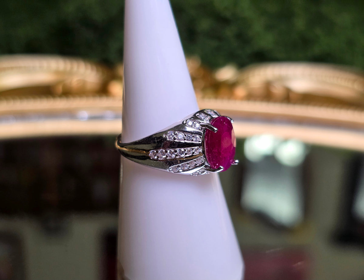 Natural Ruby Statement Ring