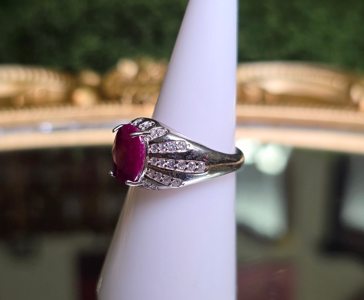 Natural Ruby Statement Ring