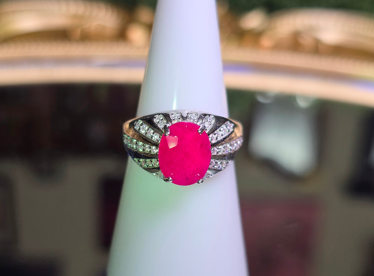 Natural Ruby Statement Ring
