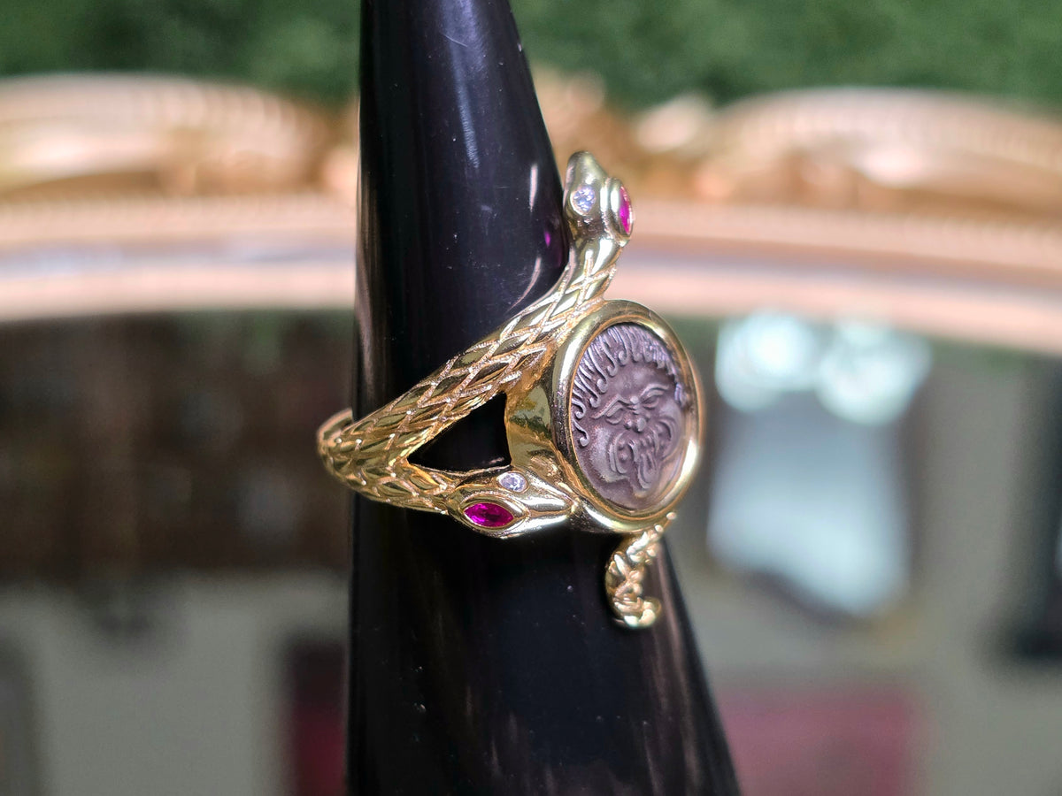 Ruby Gorgon Ring