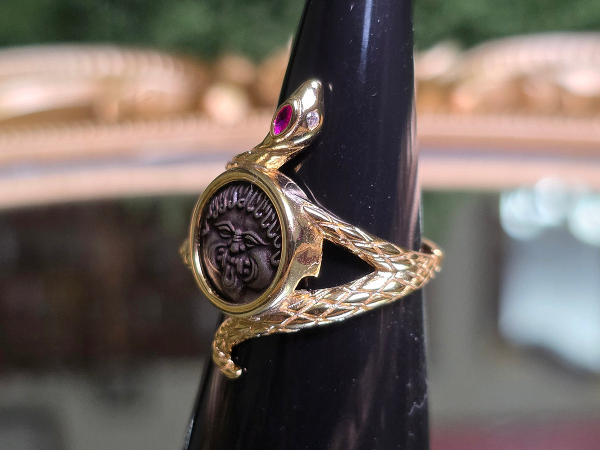 Ruby Gorgon Ring