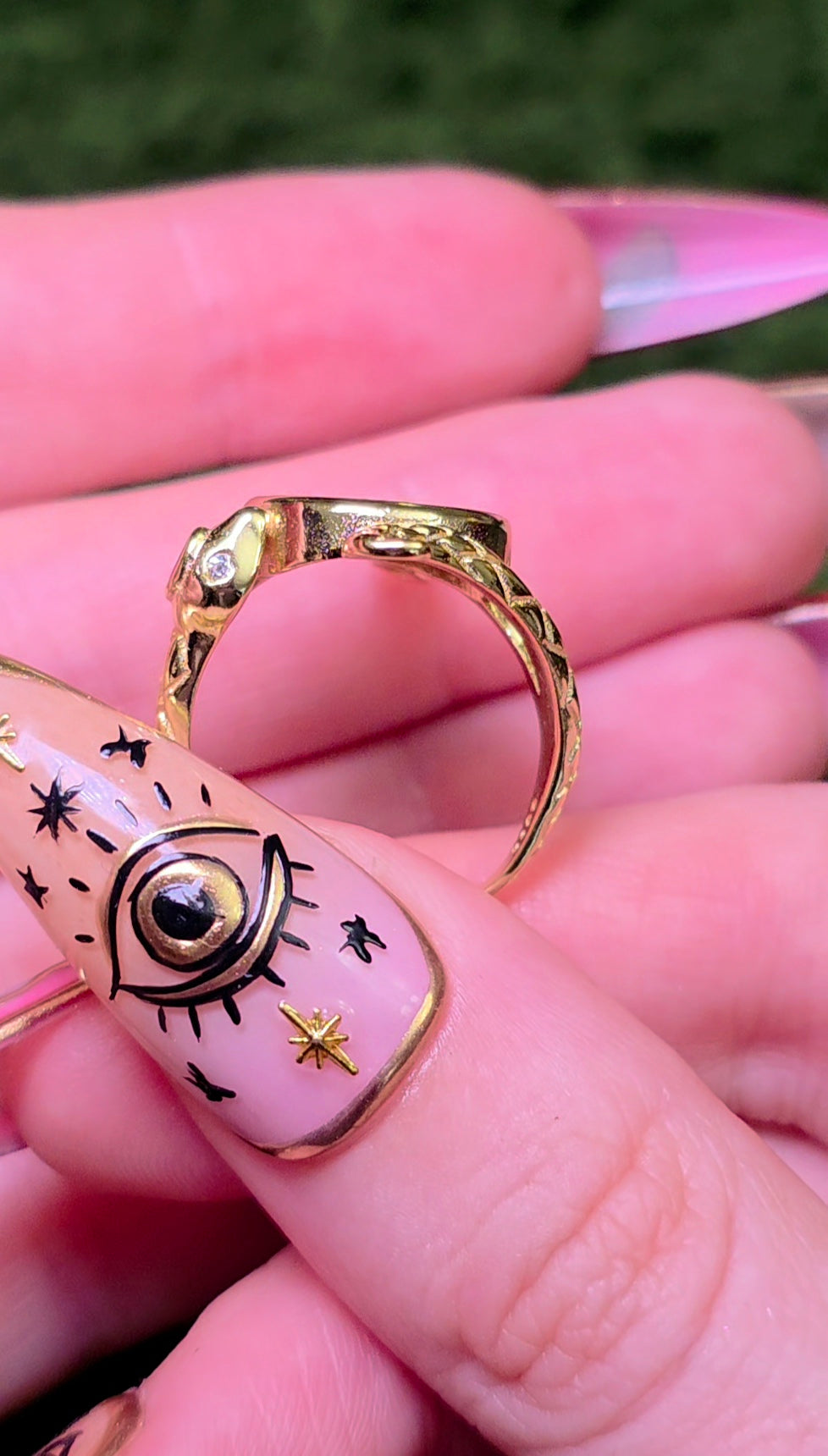 Ruby Gorgon Ring