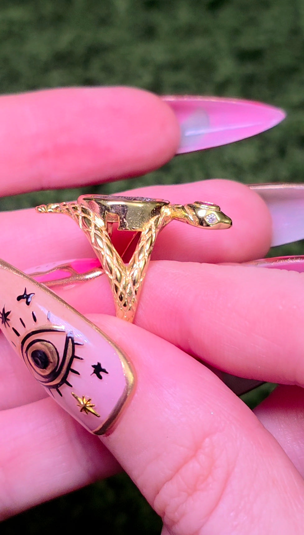 Ruby Gorgon Ring
