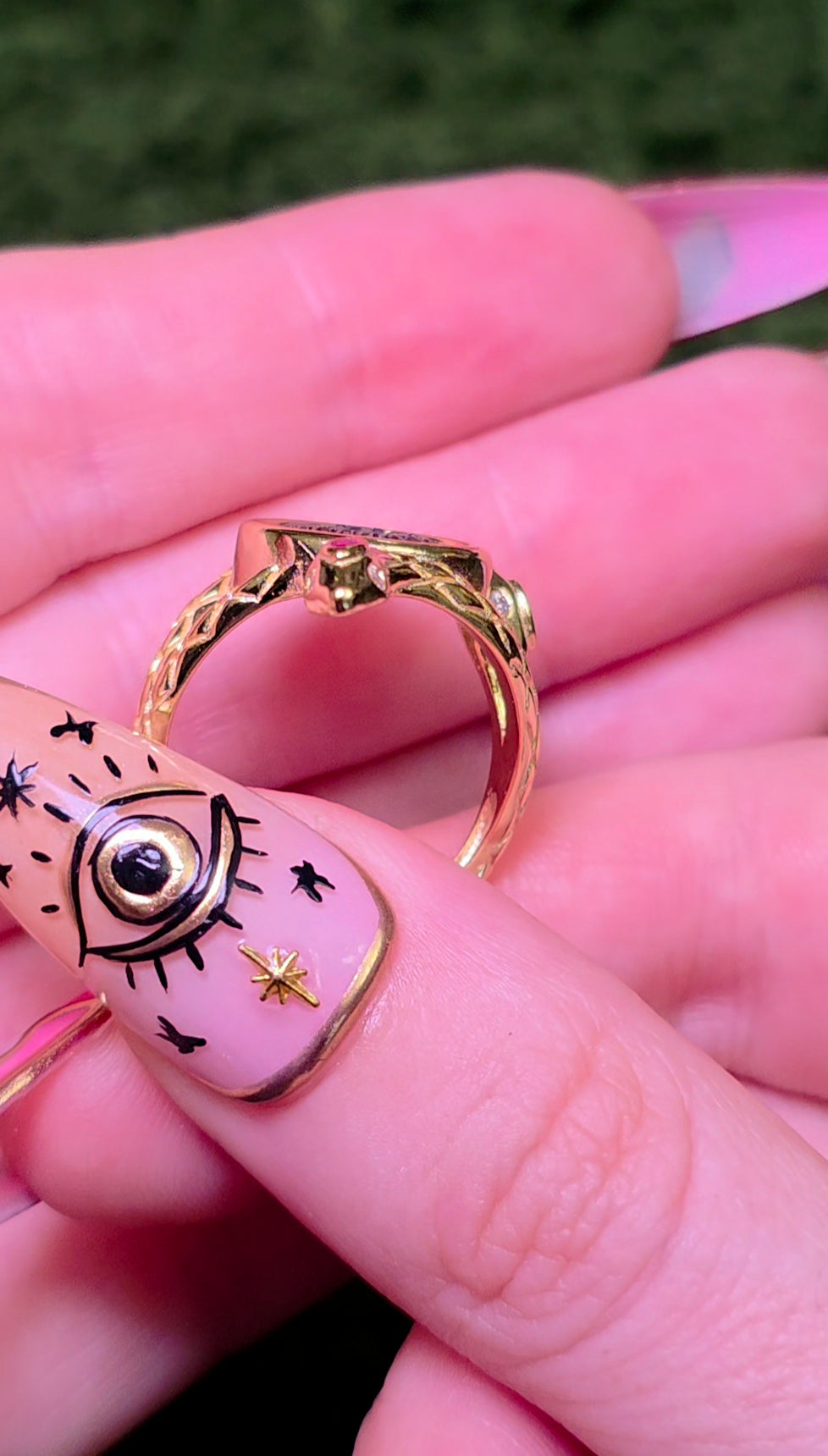 Ruby Gorgon Ring