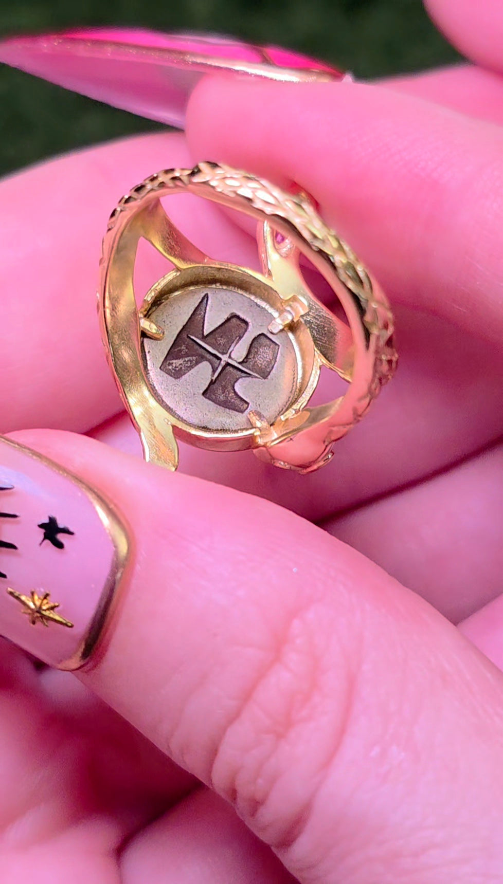 Ruby Gorgon Ring