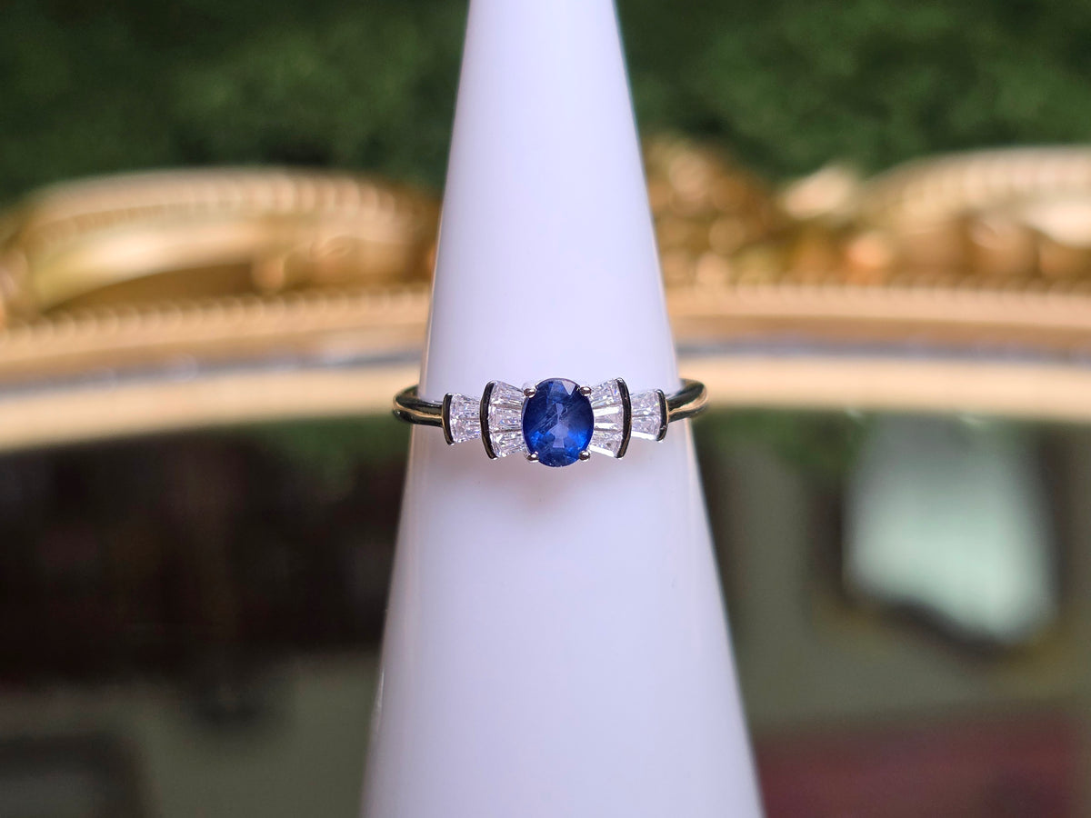 Dainty Sapphire Ring A