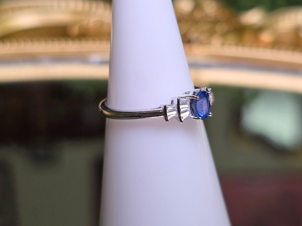 Dainty Sapphire Ring A