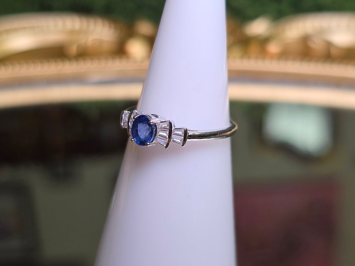 Dainty Sapphire Ring A