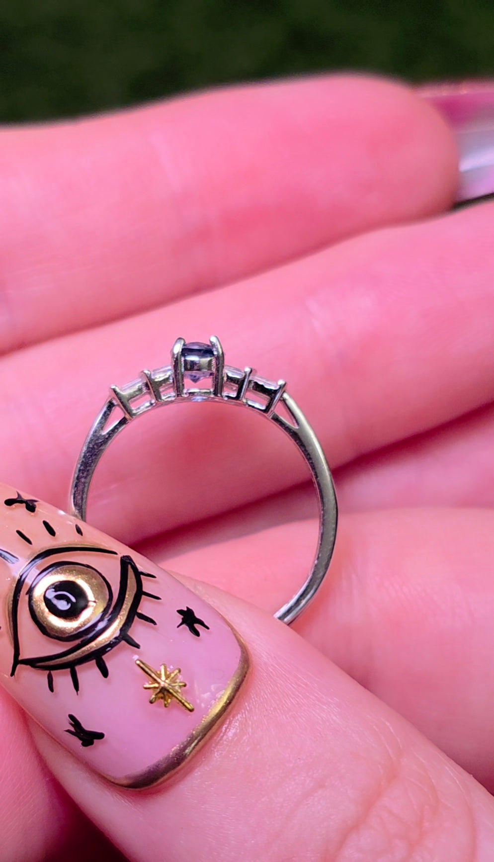Dainty Sapphire Ring A