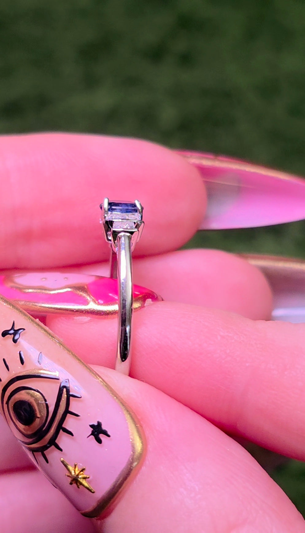 Dainty Sapphire Ring A