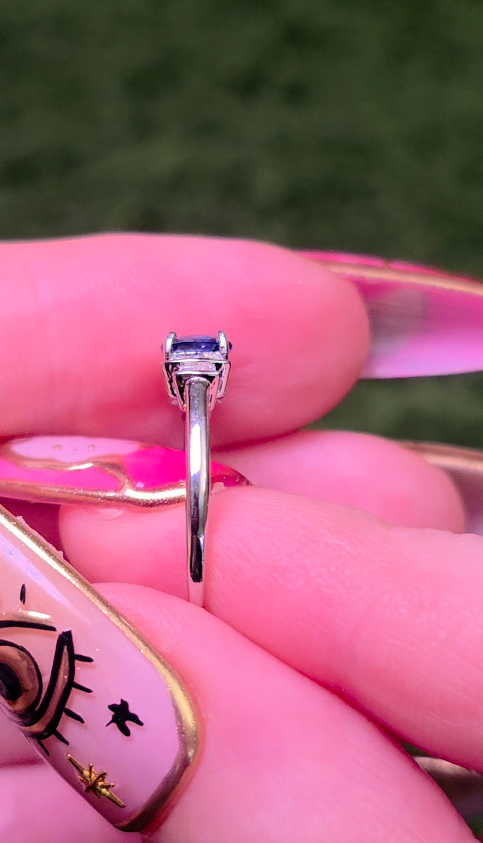 Dainty Sapphire Ring A