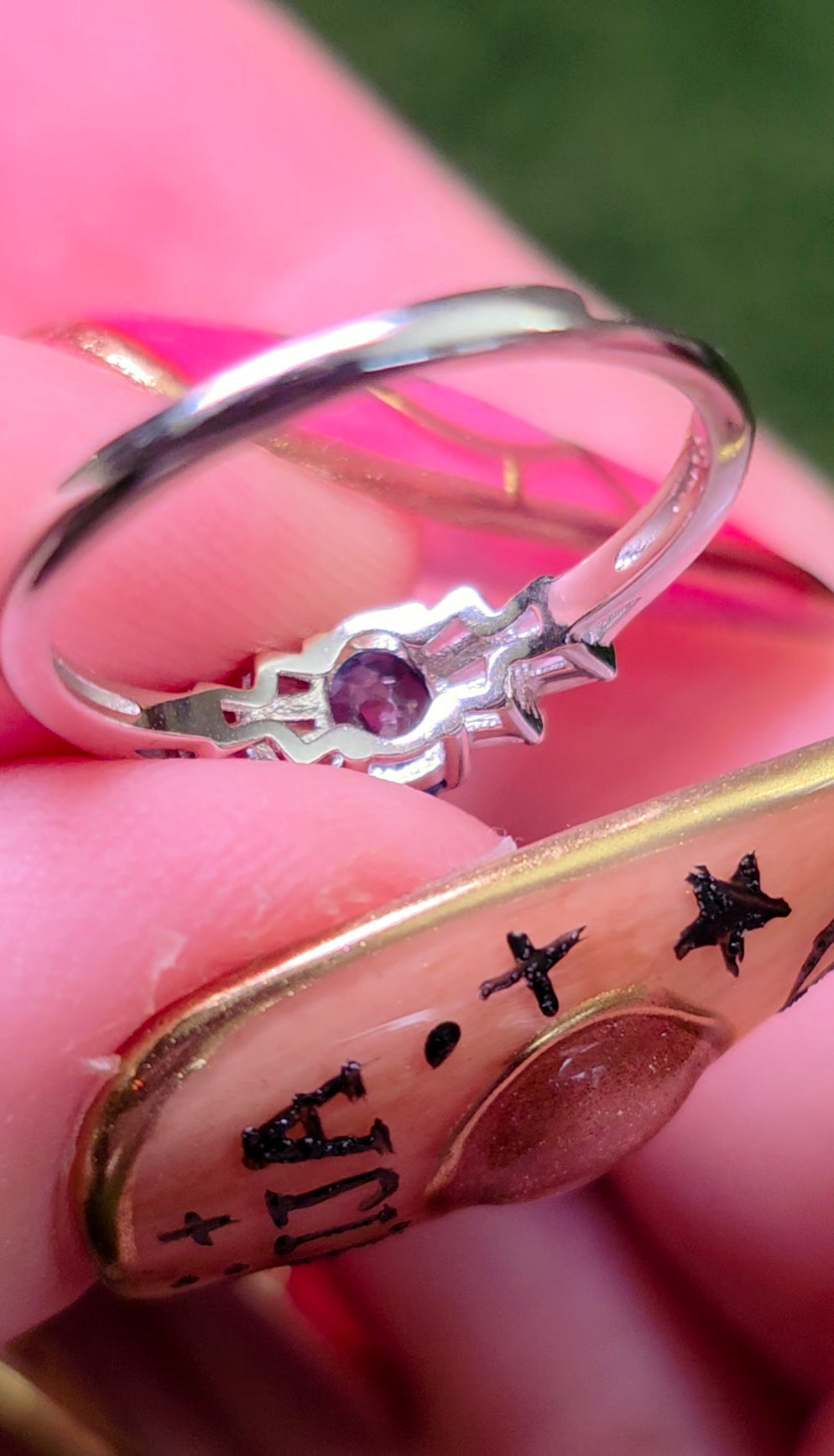 Dainty Sapphire Ring A