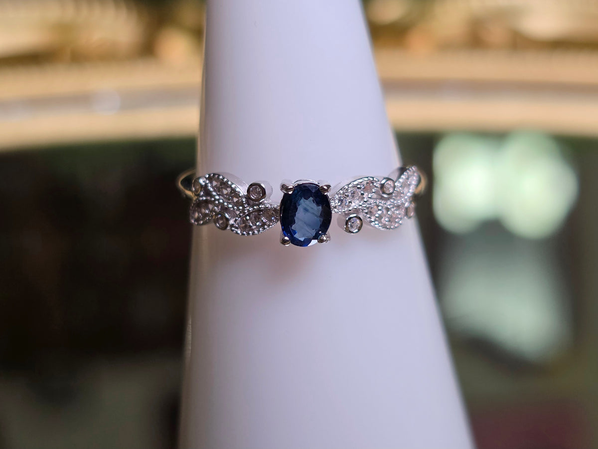 Dainty Sapphire Ring B