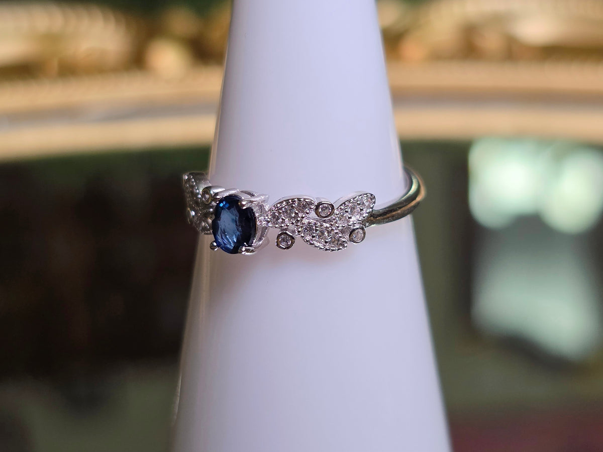Dainty Sapphire Ring B