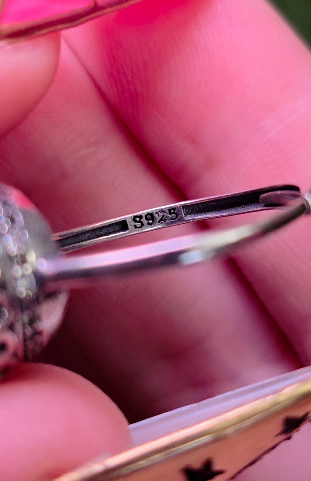 Tourmalinated Quartz Ring