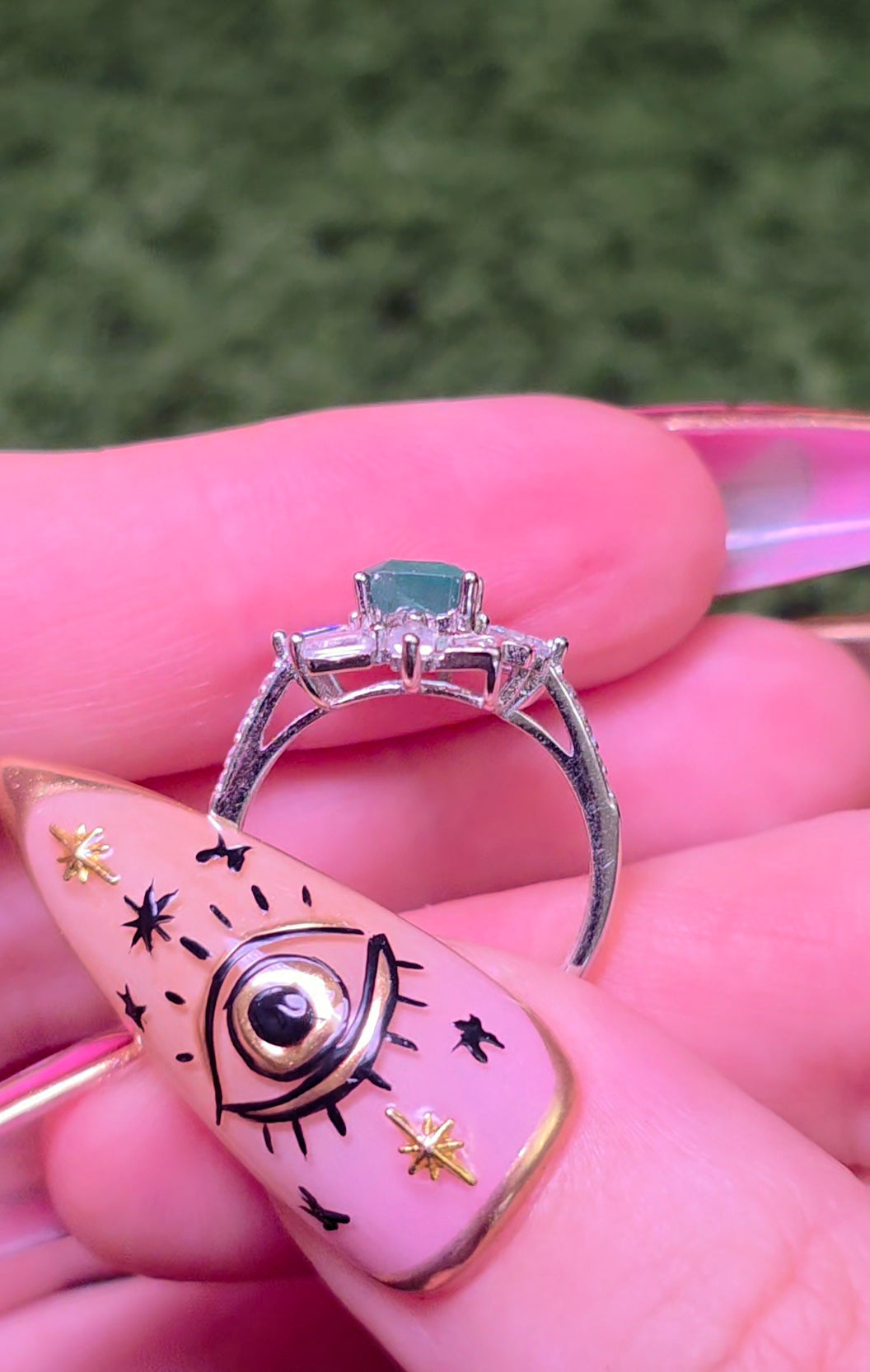 Emerald Frame Ring