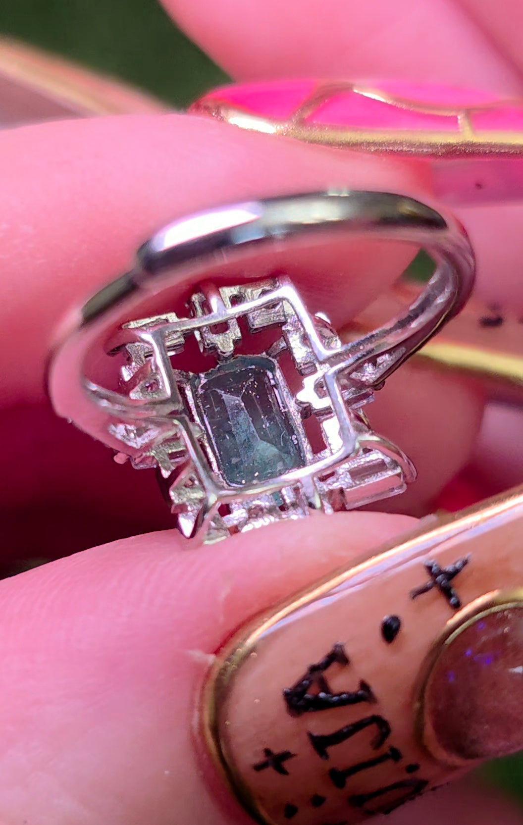 Emerald Frame Ring