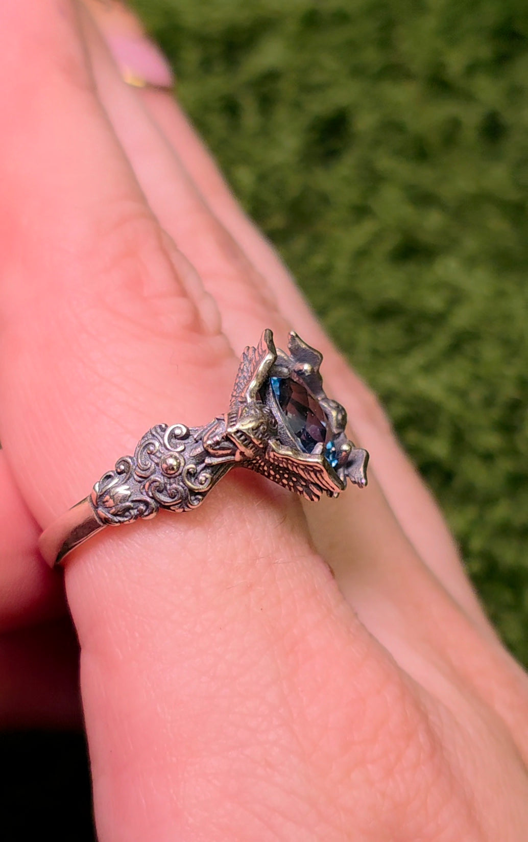 Topaz Valkyrie Ring