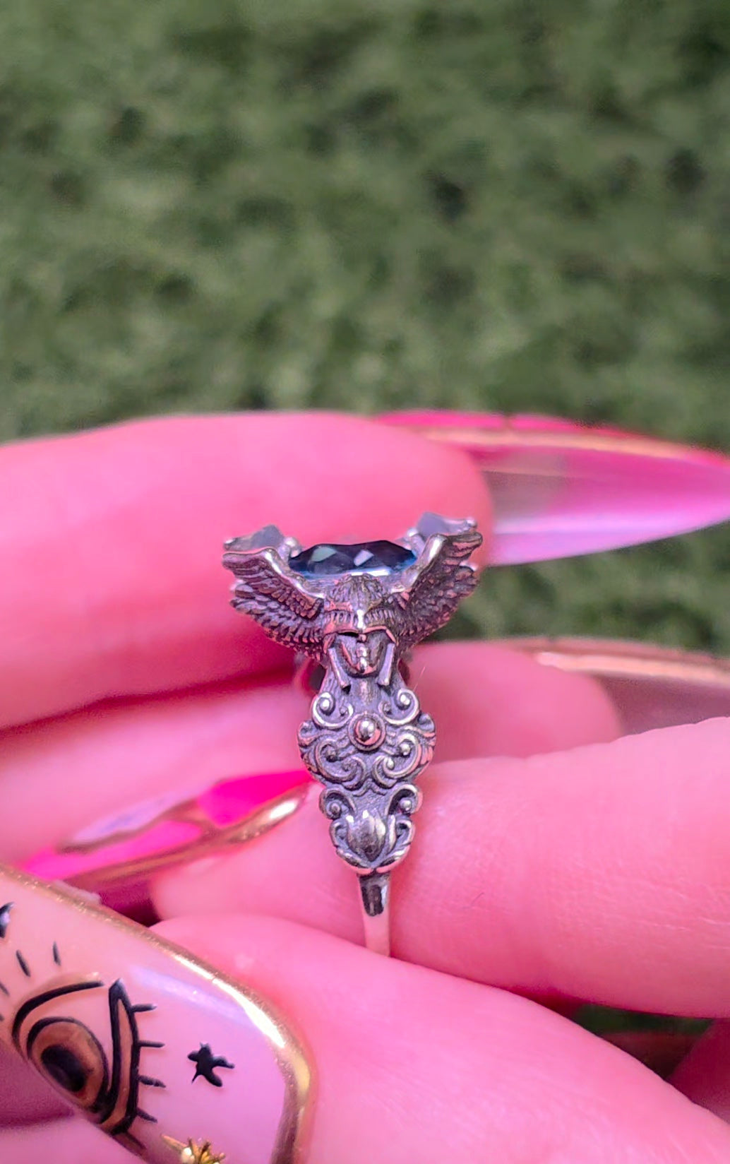 Topaz Valkyrie Ring