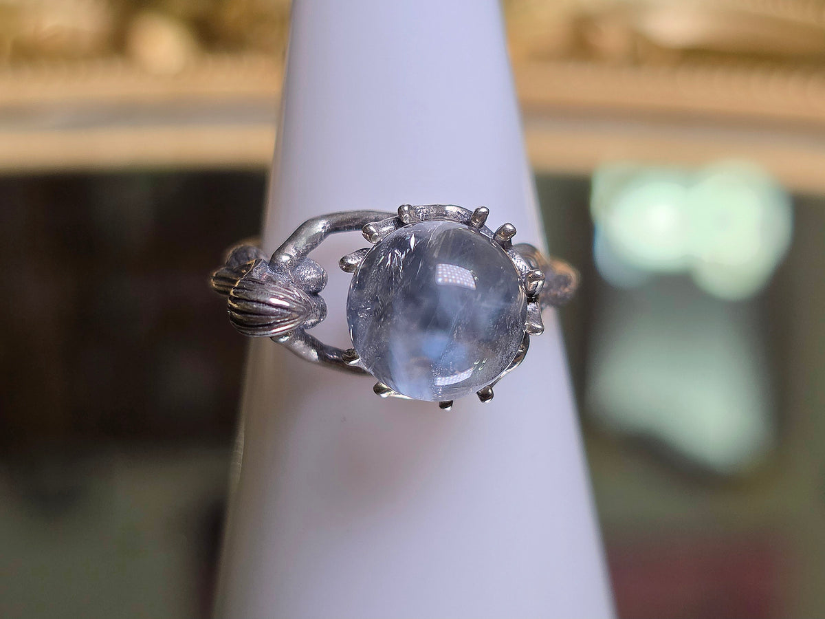 Angel Feather Quartz Mermaid Ring