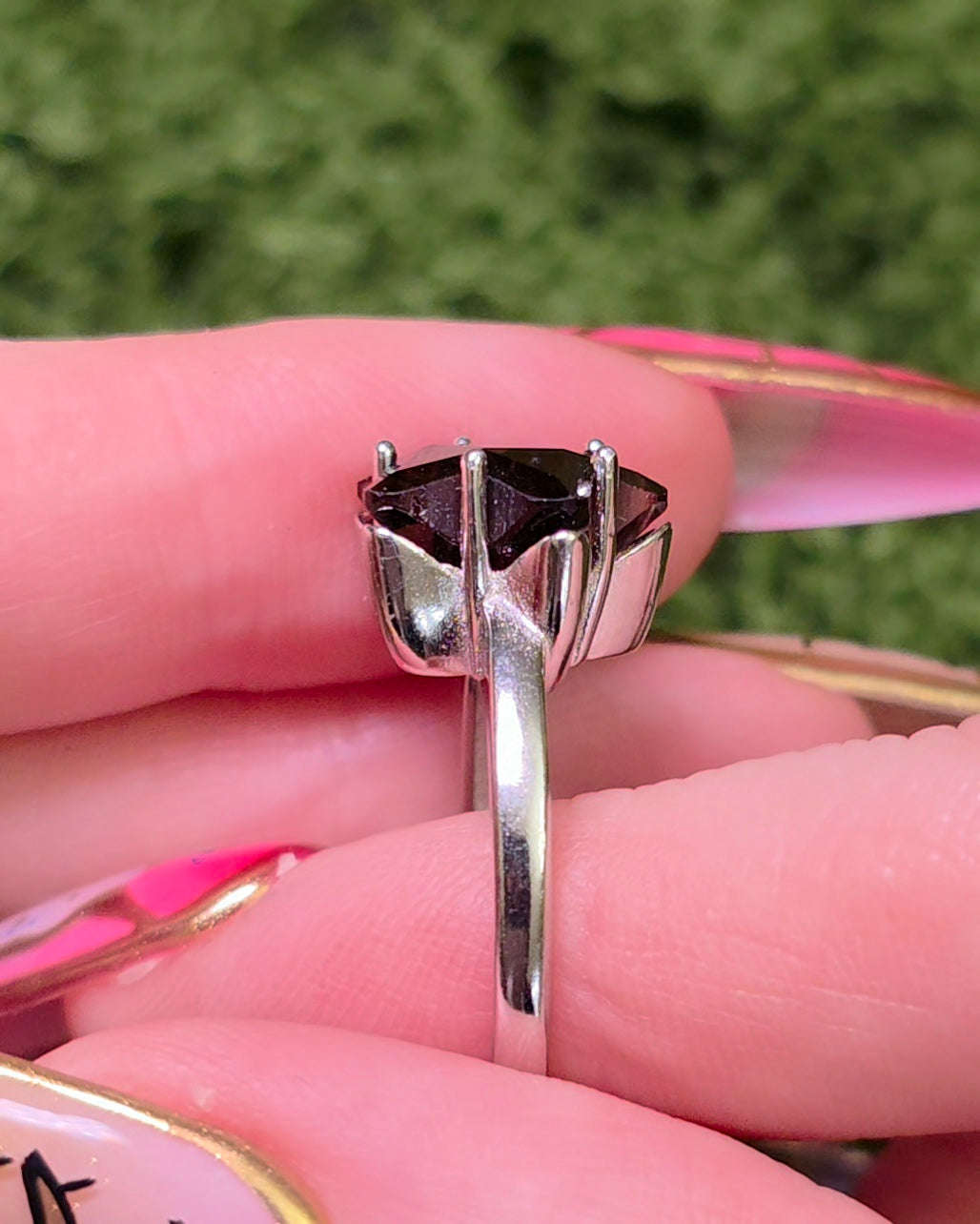 Smokey Quartz Star Ring C