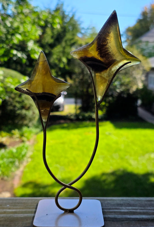 Yellow Fluorite Double Stars