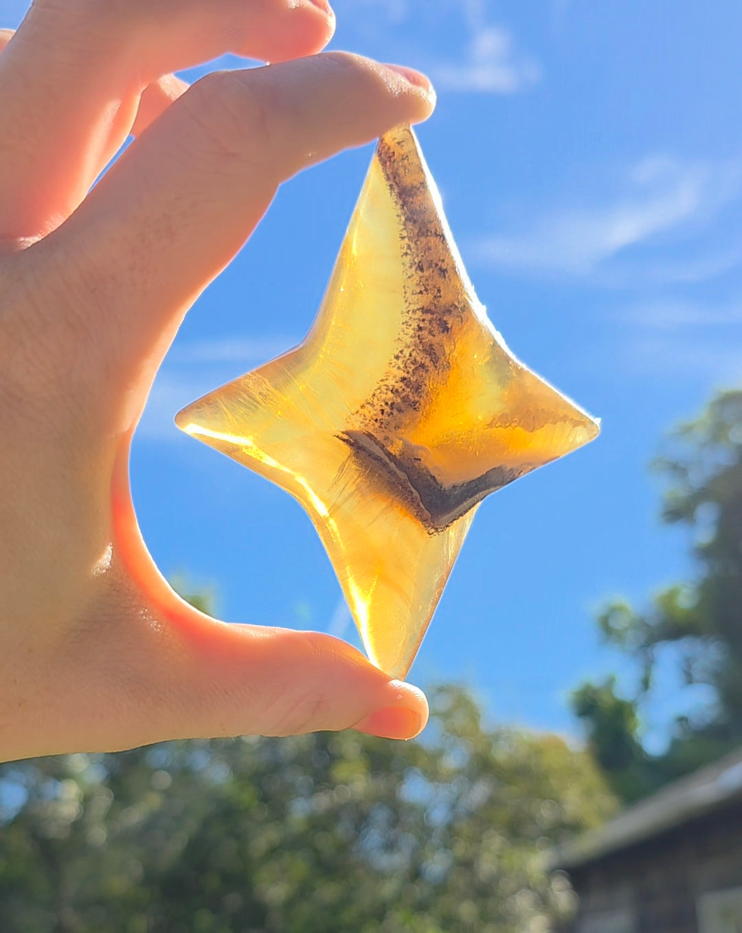 Yellow Fluorite Double Stars