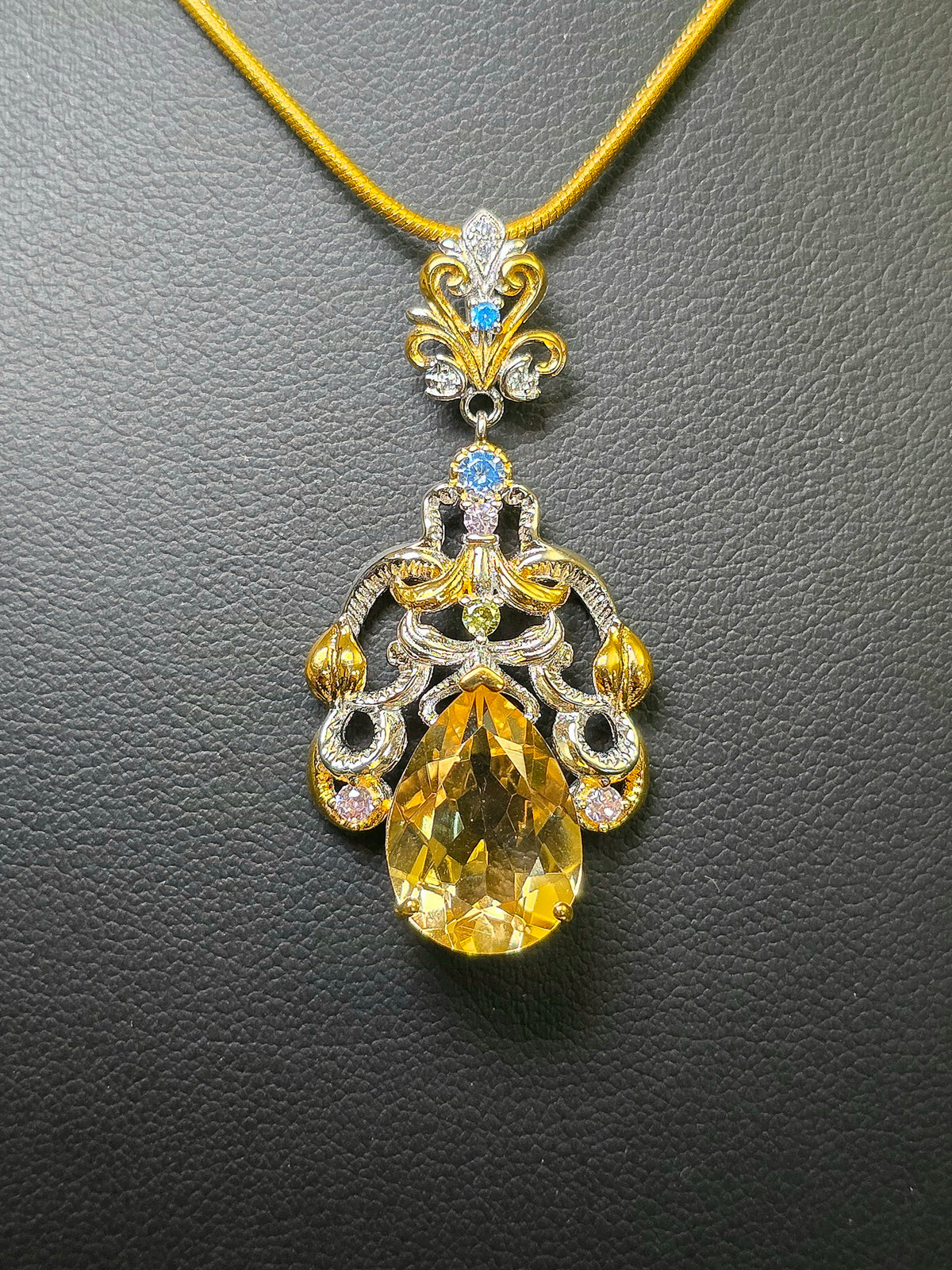 "Citrine" Chandelier Pendant