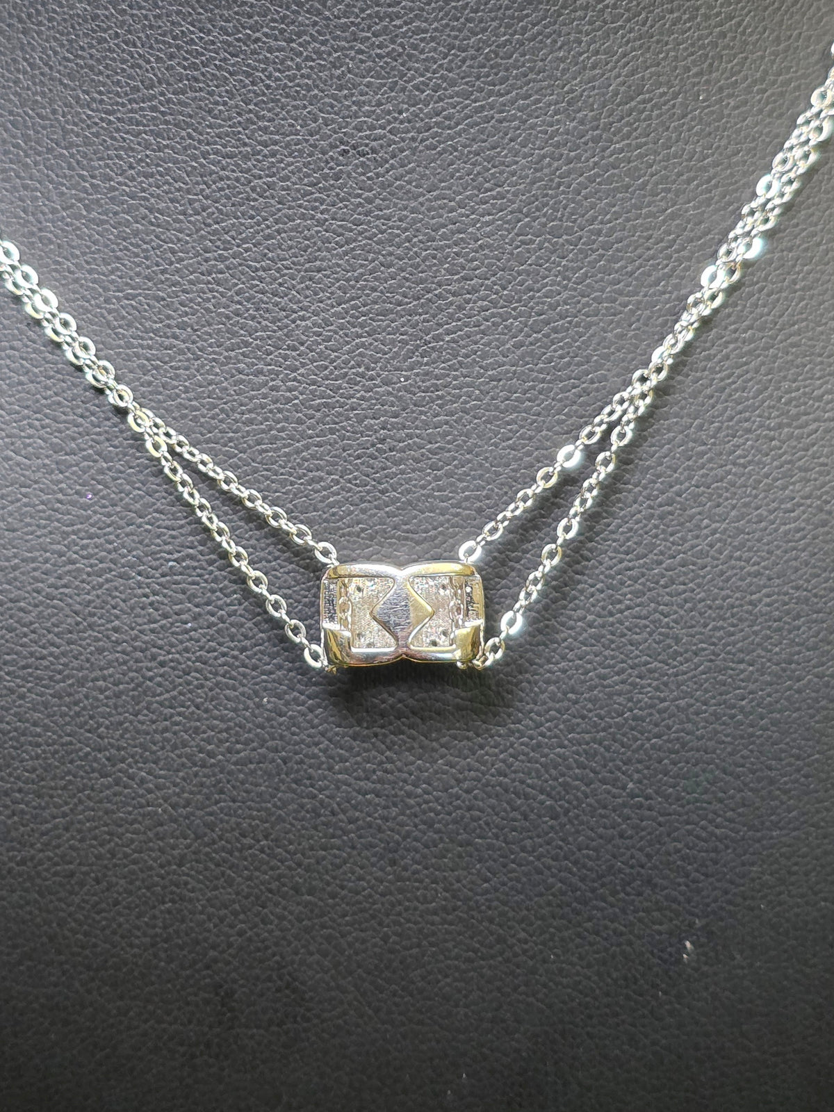 Blue Sapphire Pillow Necklace